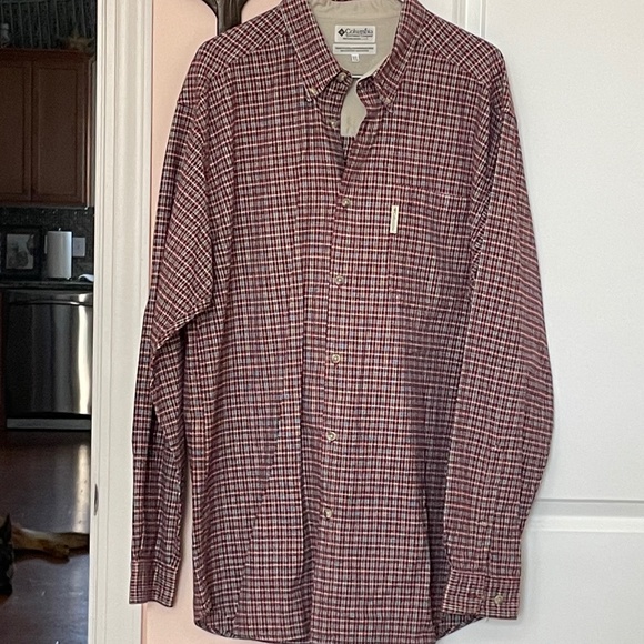 Columbia Plaid Flannel Shirt - Picture 1 of 7